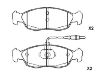 Bremsbelagsatz, Scheibenbremse Brake Pad Set:4251.03