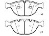Bremsbelagsatz, Scheibenbremse Brake Pad Set:34 11 6 756 350